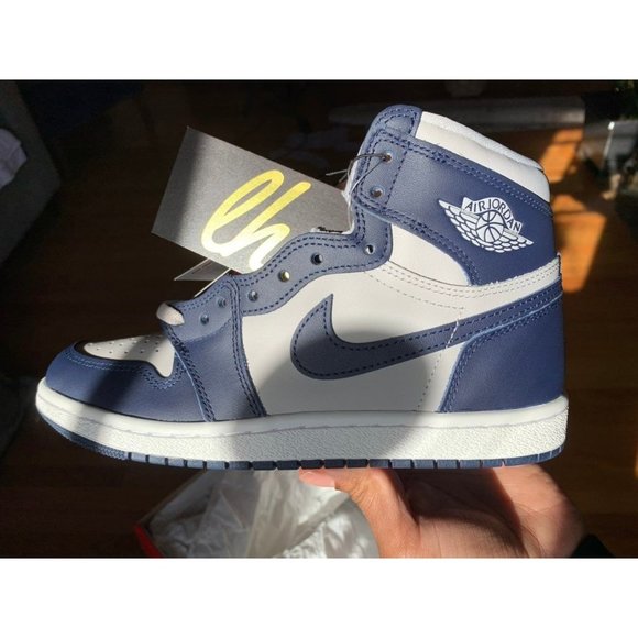 Sz 9.5 Air Jordan 1 Retro High '85 Georgetown - Picture 10 of 10